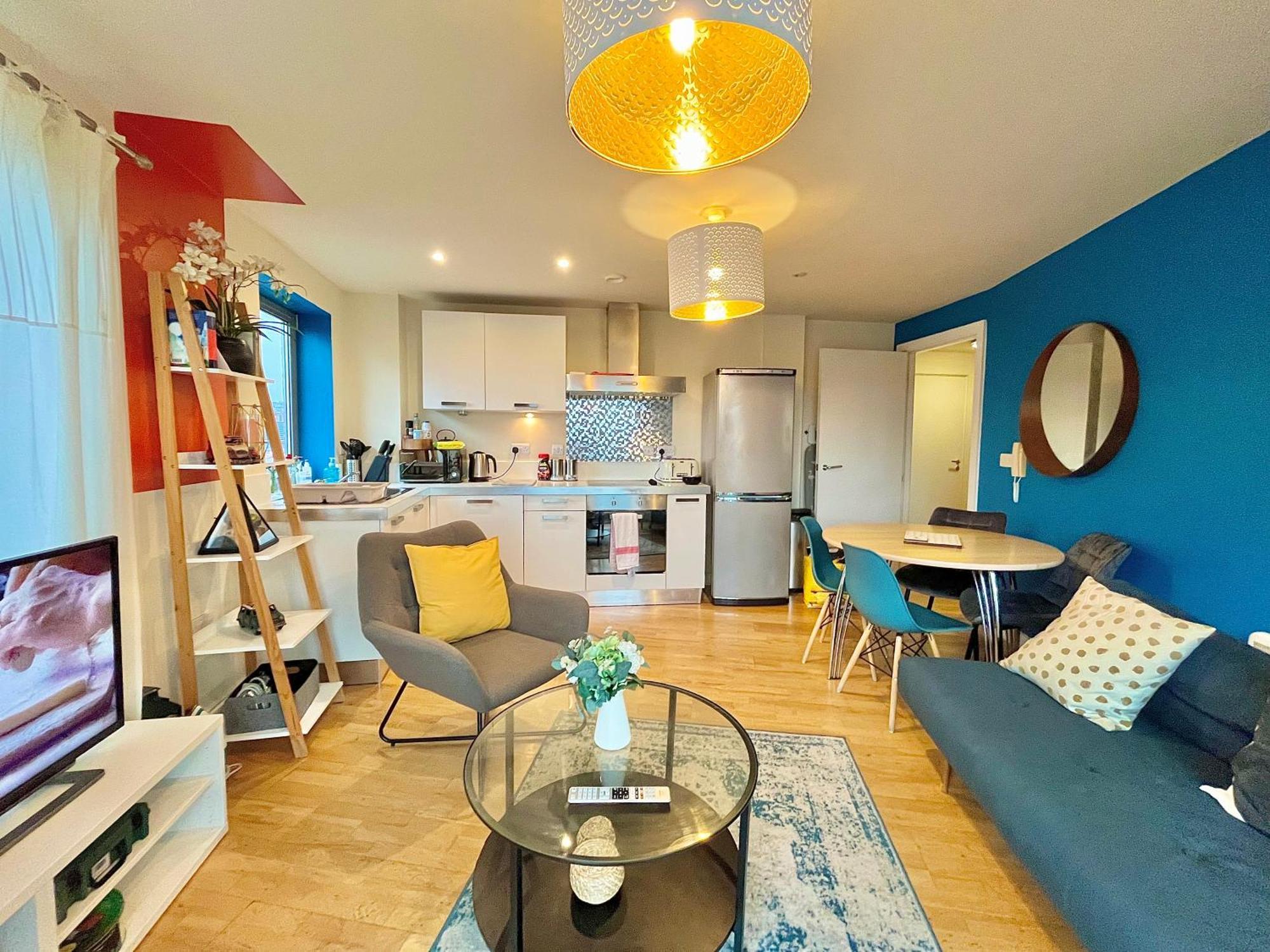 Skyview Apartment By Noknokstay - City Centre With Parking - Group, Family, Business Sheffield Buitenkant foto